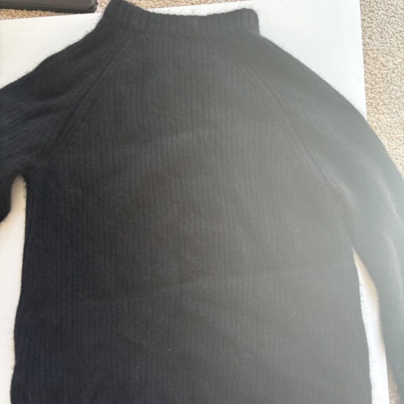 Jenni Kayne Cashmere Fisherman Sweater in Black S EEUC - Picture 4 of 8